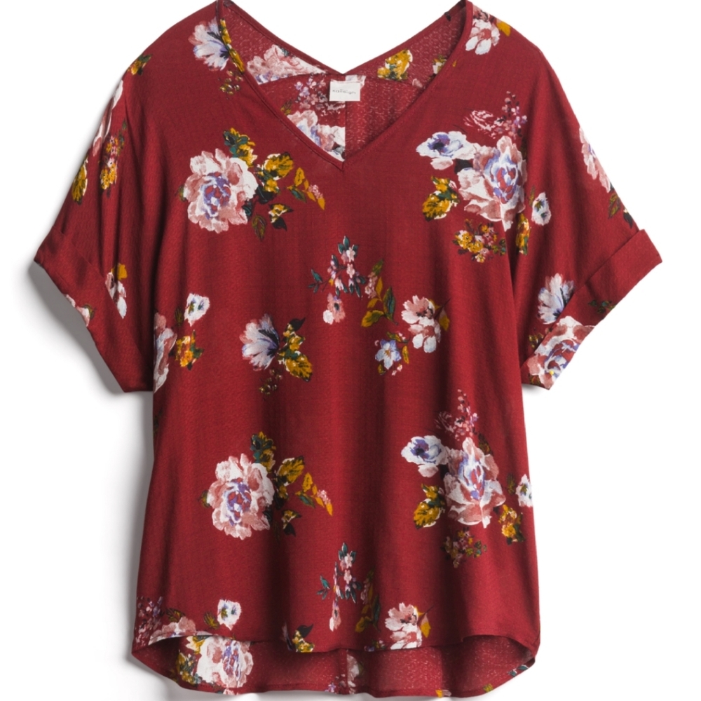 V-neck top